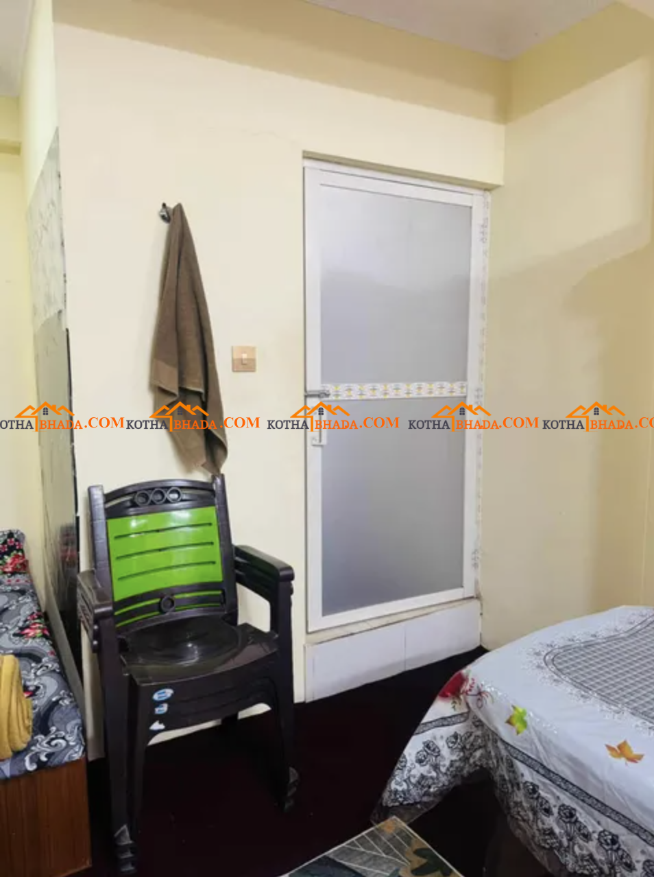 Fully furnished single room with attached bathroom and private balcony available for Short or Long term stay in Raniban